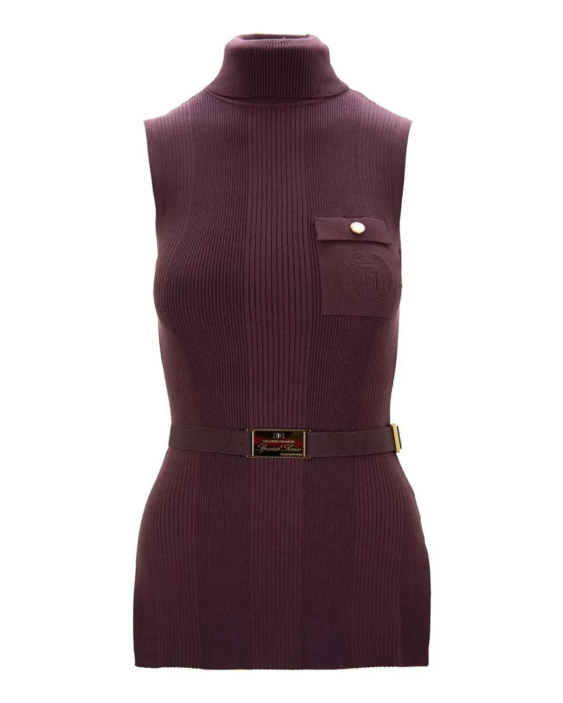 Elisabetta Franchi Rollkragenpullover - Schwarz Schwarz