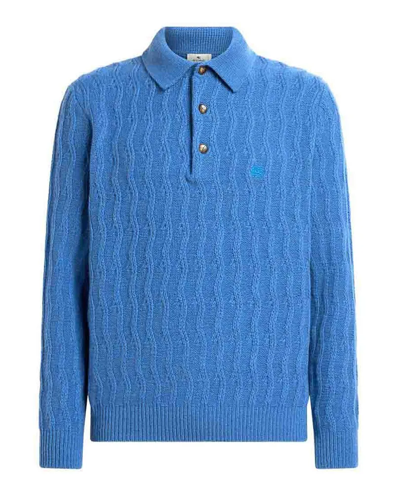 Etro Poloshirt - Blau Blau