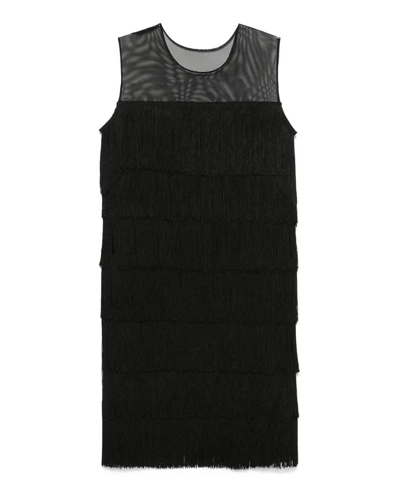 Norma Kamali Knielanges Kleid - Schwarz Schwarz