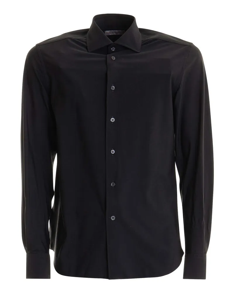 Corneliani Hemd - Schwarz Schwarz