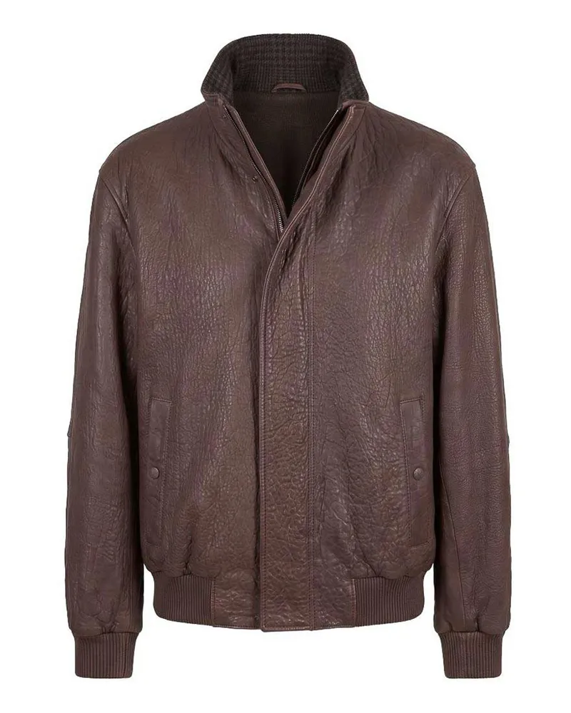 LARDINI Lederjacke - Braun Braun