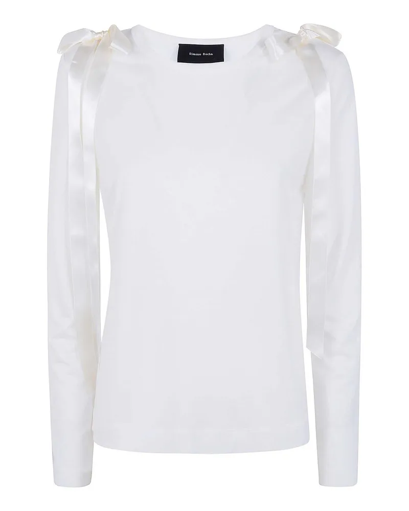 Simone Rocha T-Shirt - Weiß Weiß