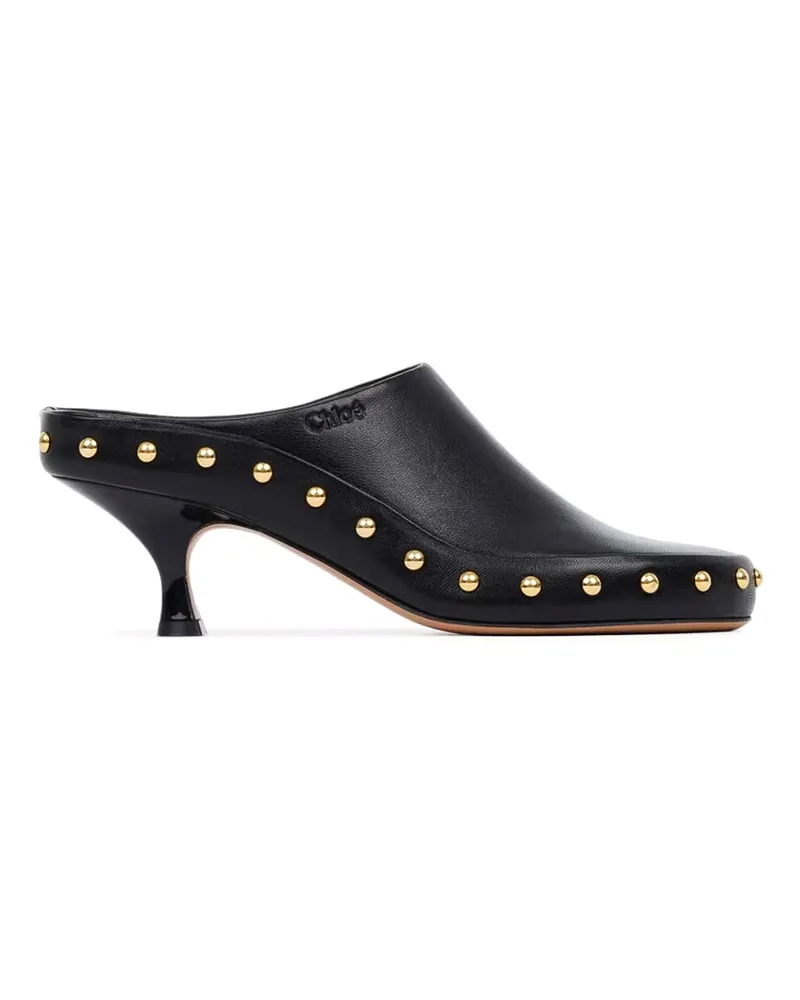 Chloé Mules - Schwarz Schwarz