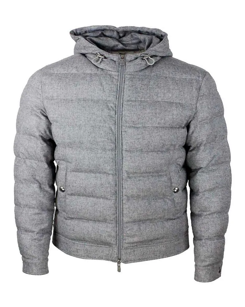 Eleventy Daunenjacke - Grau Grau