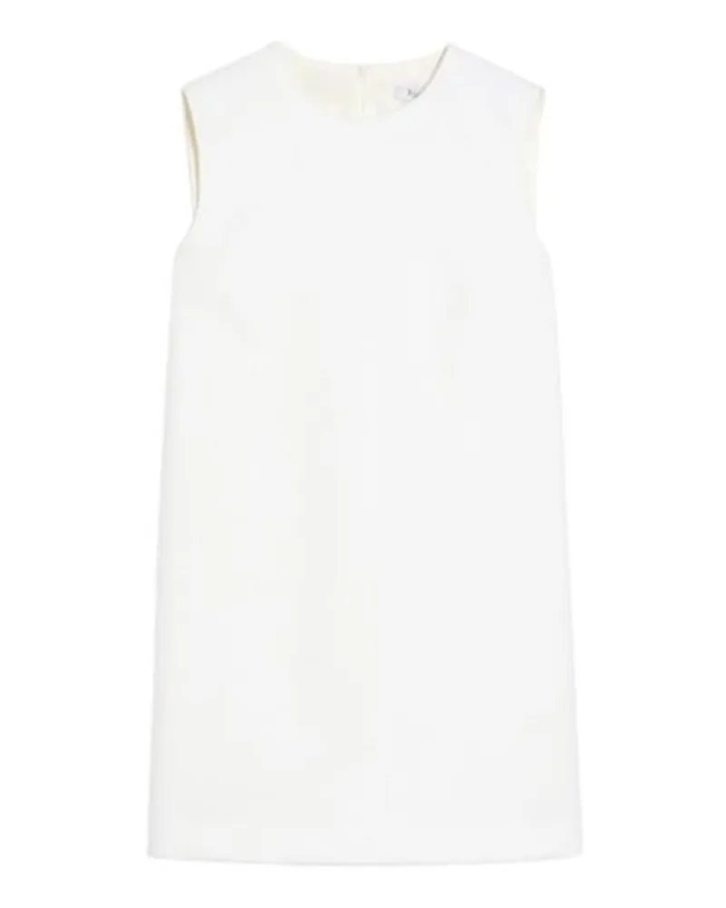 Max Mara Rundhalspullover - Weiß Weiß