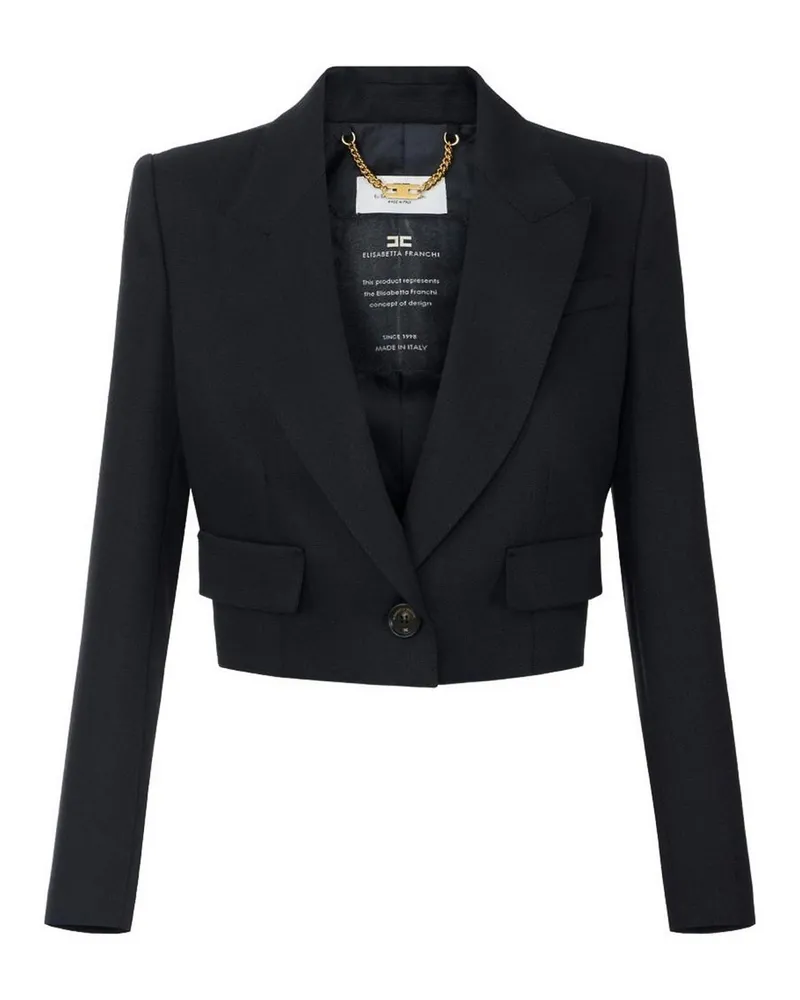 Elisabetta Franchi Blazer - Schwarz Schwarz