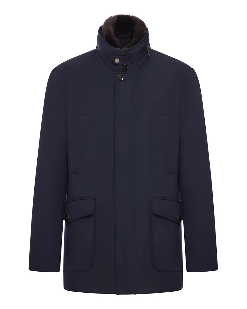 MOORER Casualjacke - Blau Blau