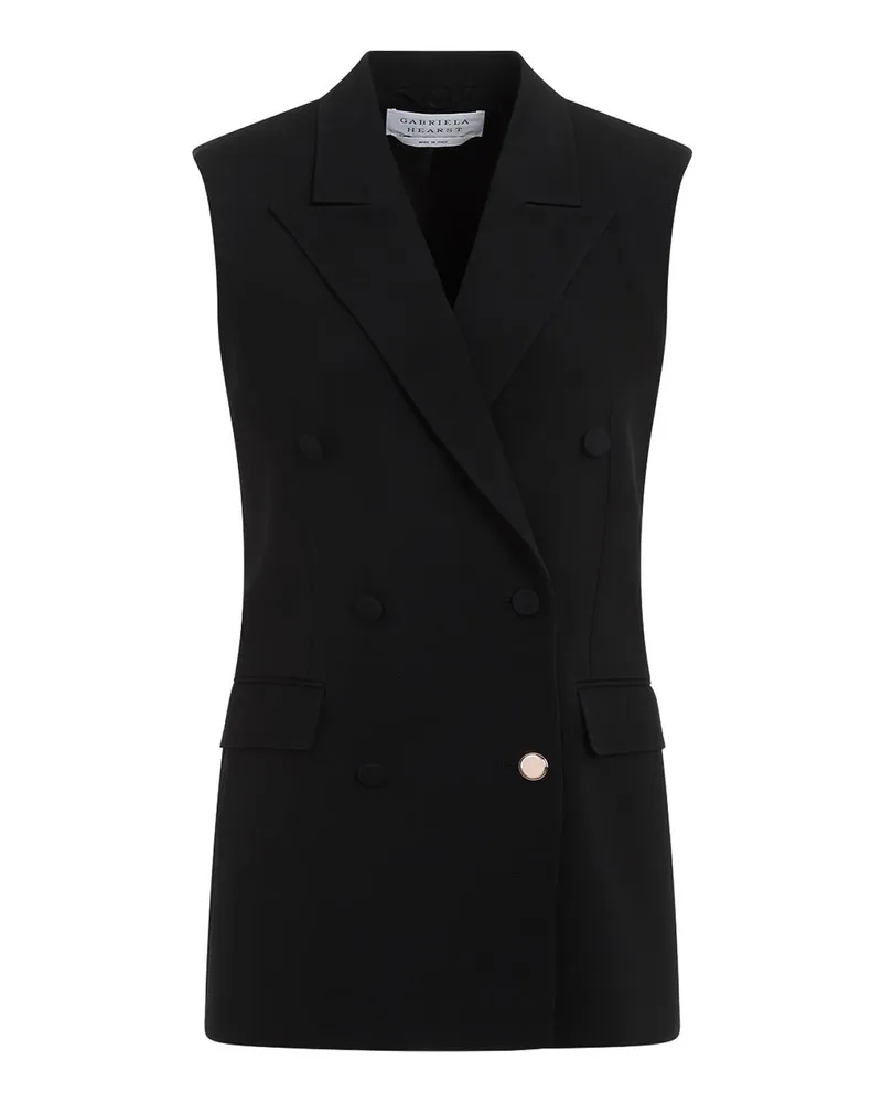 Gabriela Hearst Weste - Schwarz Schwarz