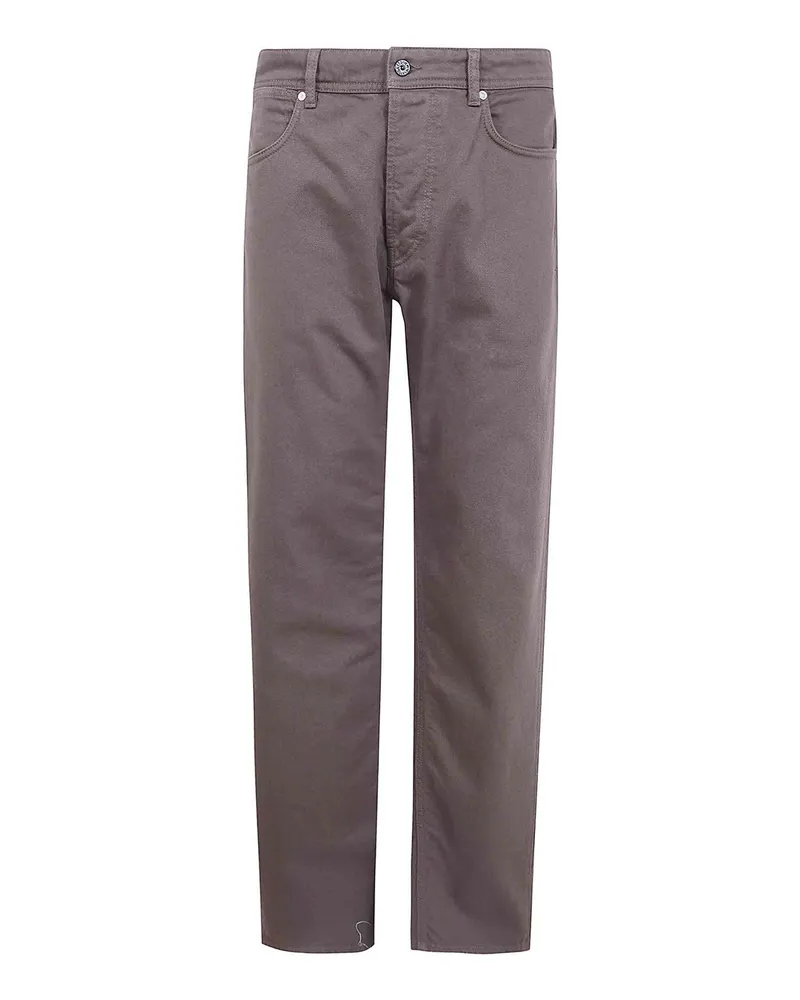 Stone Island Straight Leg Jeans - Grau Grau