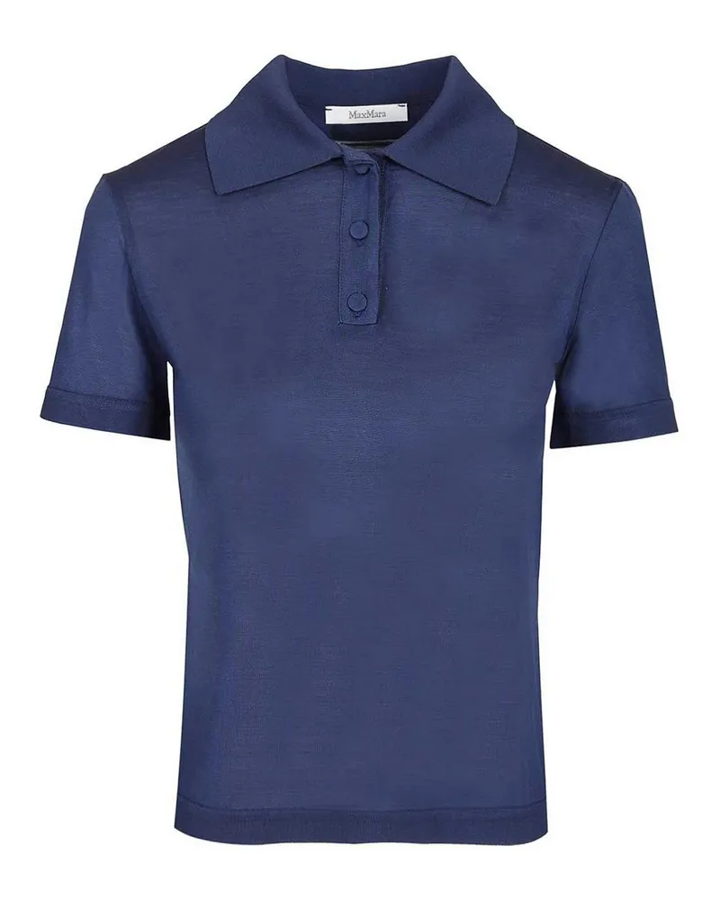 Max Mara Poloshirt - Blau Blau