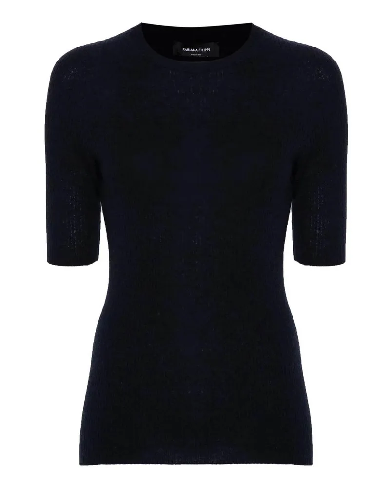Fabiana Filippi Rundhalspullover - Blau Blau