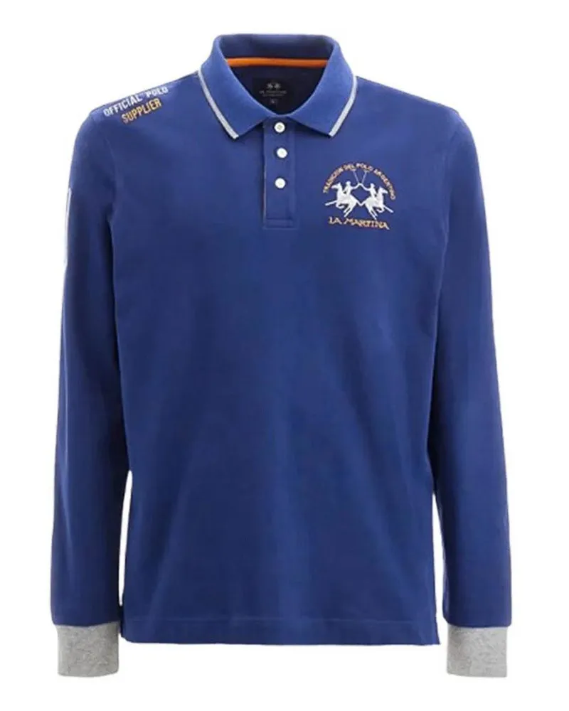 La Martina Poloshirt - Blau Blau