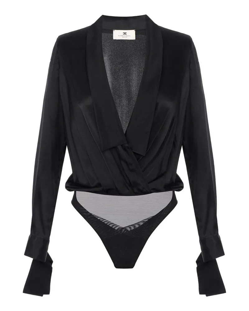 Elisabetta Franchi Hemd - Schwarz Schwarz