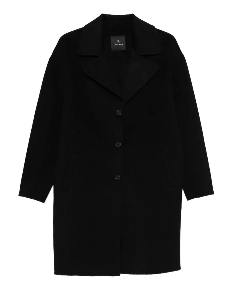 Anine Bing Kurzer Mantel - Schwarz Schwarz