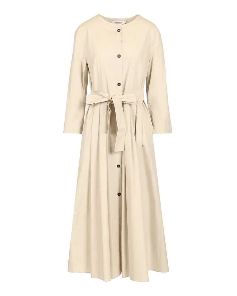Max Mara Knielanges Kleid - Beige Beige