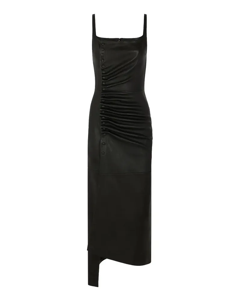 Paco Rabanne Knielanges Kleid - Schwarz Schwarz