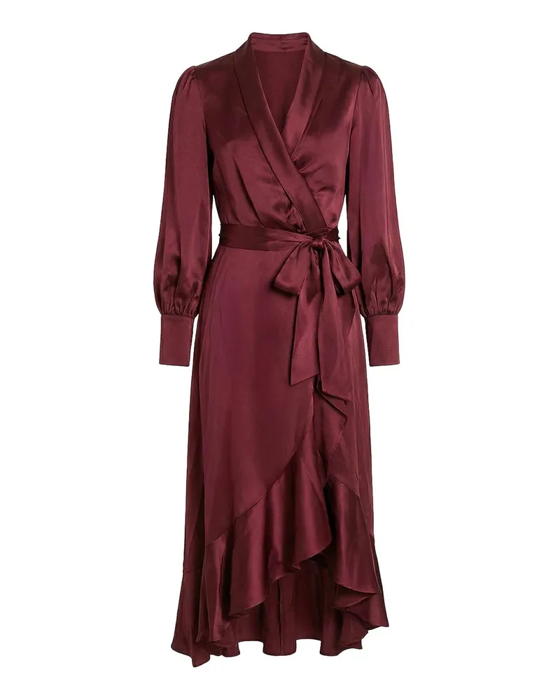 Zimmermann Knielanges Kleid - Rot Rot