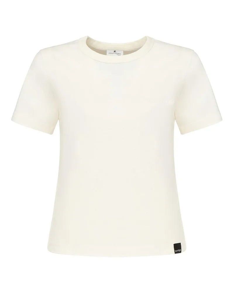 Courrèges T-Shirt - Weiß Weiß