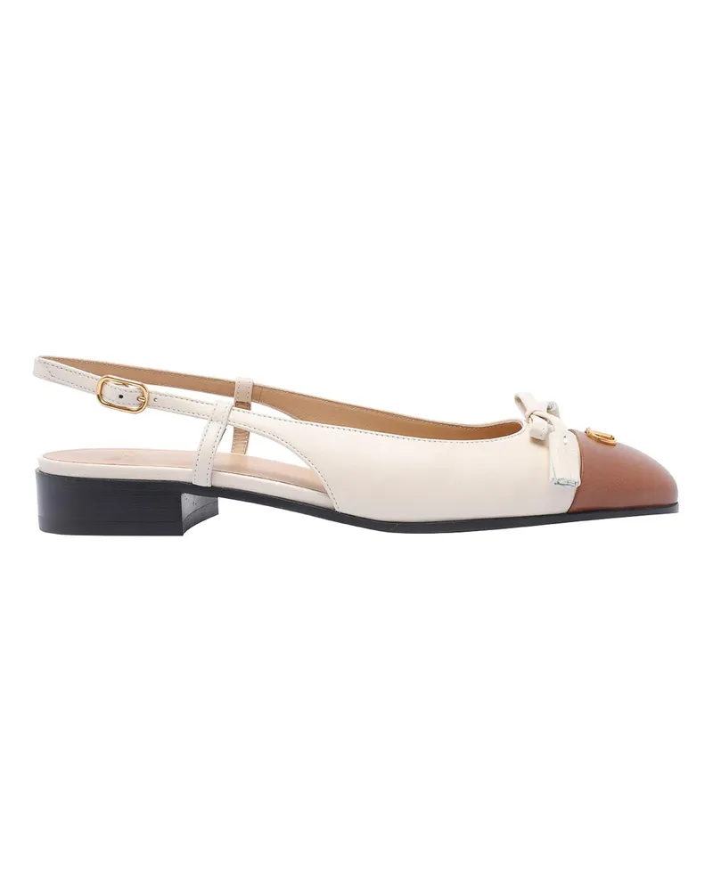 Valentino Garavani Ballerinas - Weiß Weiß