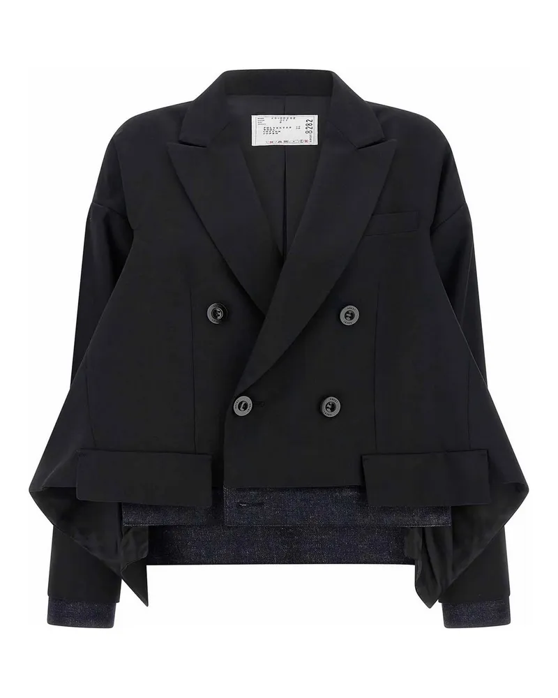 Sacai Blazer - Schwarz Schwarz