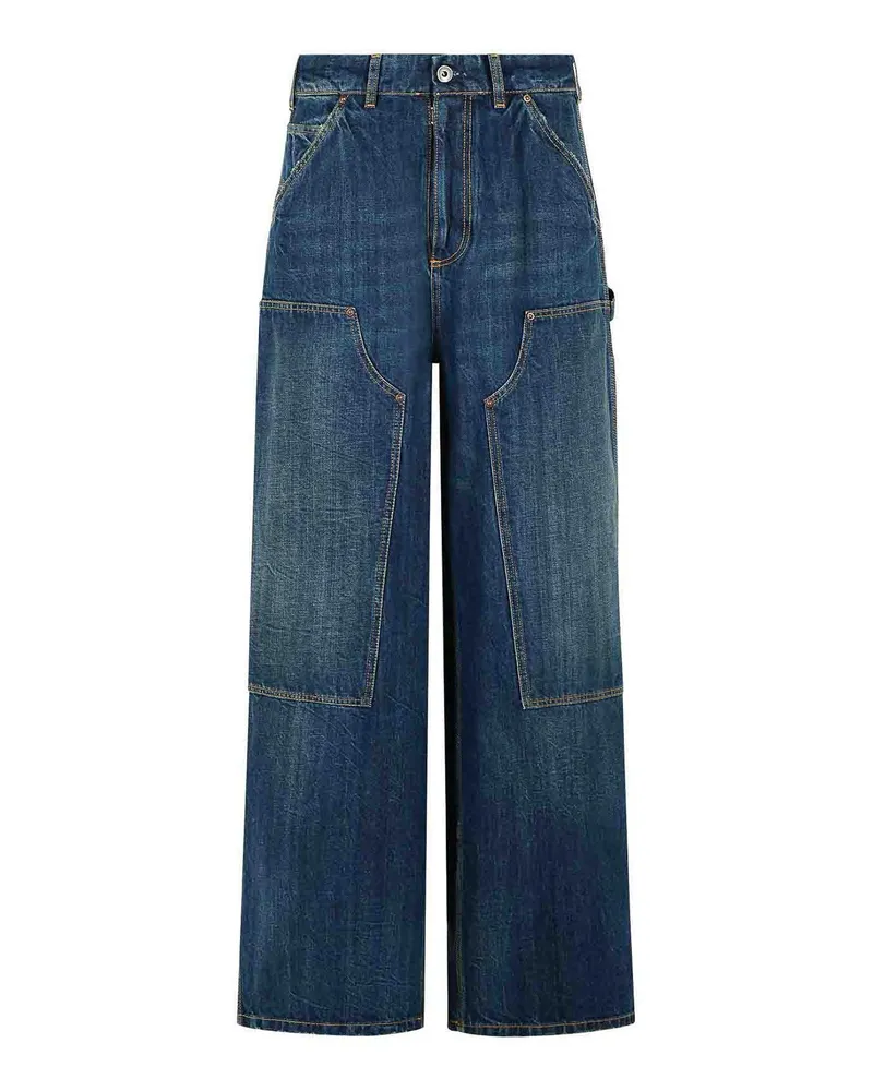 Maison Margiela Straight Leg Jeans - Blau Blau