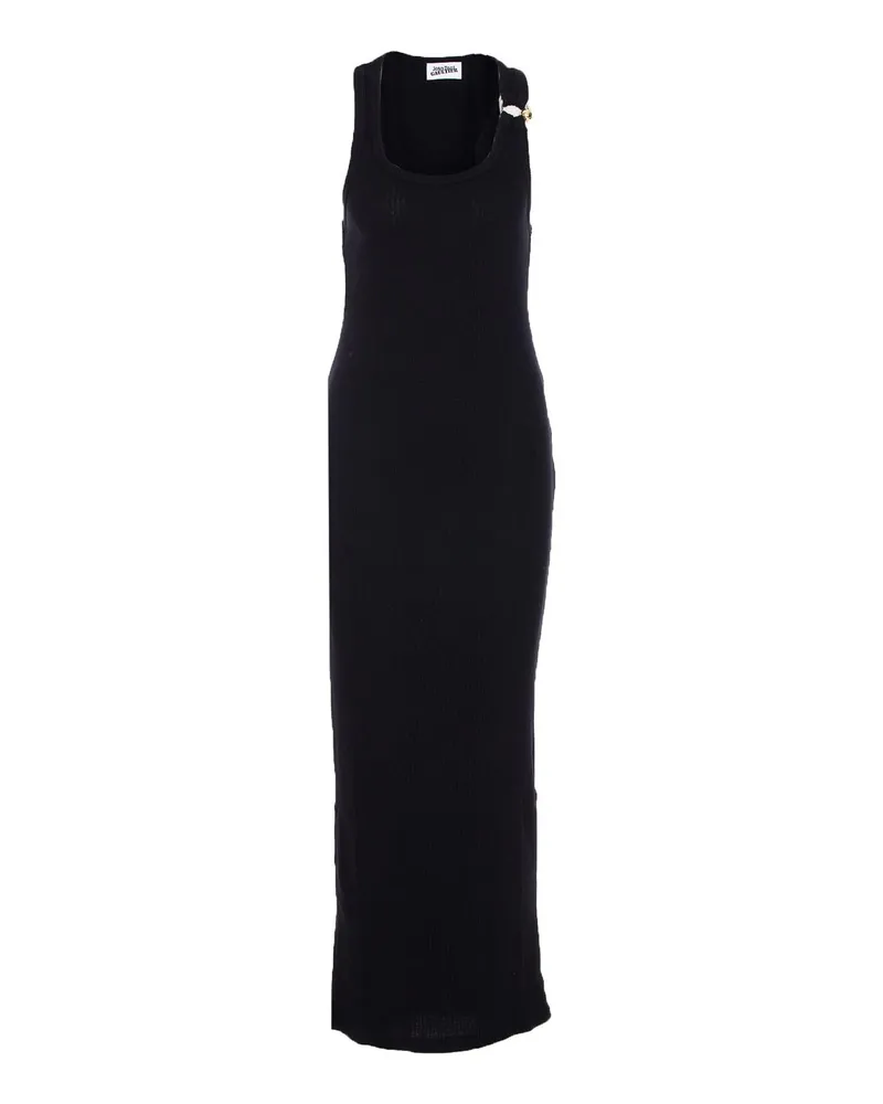 Jean Paul Gaultier Maxikleid - Schwarz Schwarz