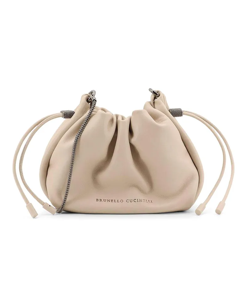 Brunello Cucinelli Umhängetasche - Weiß Weiß