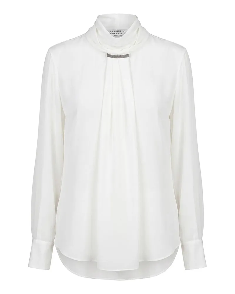 Brunello Cucinelli Bluse - Weiß Weiß