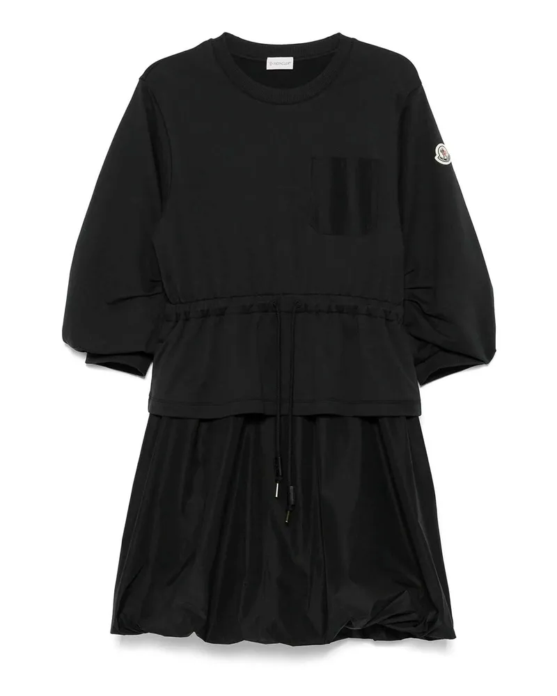 Moncler Knielanges Kleid - Schwarz Schwarz
