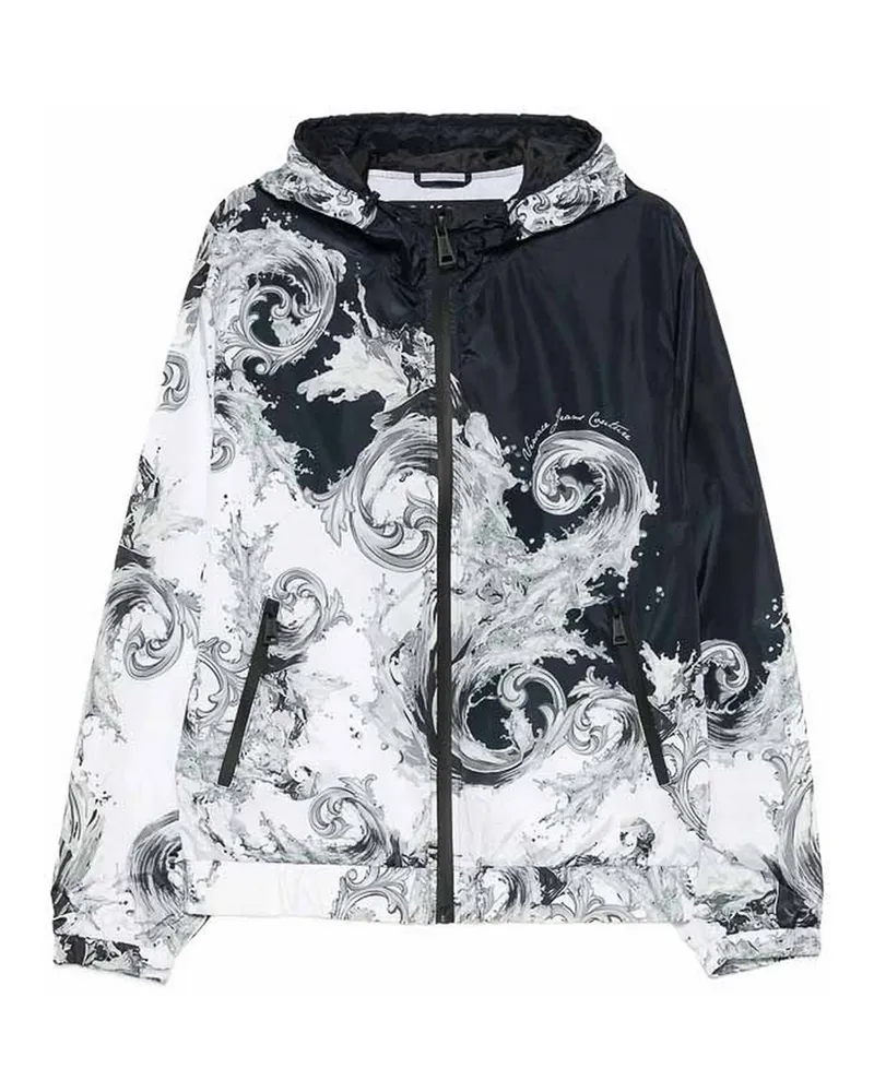 Versace Jeans Knielanger Mantel - Weiß Weiß