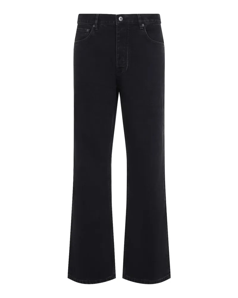 OFF-WHITE Straight Leg Jeans - Schwarz Schwarz