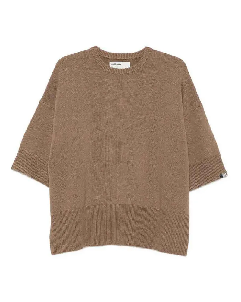 extreme cashmere Rundhalspullover - Braun Braun