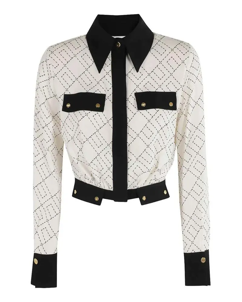 Elisabetta Franchi Hemd - Weiß Weiß