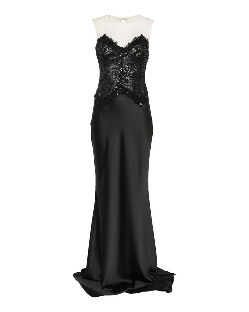 NISSA Maxikleid - Schwarz Schwarz