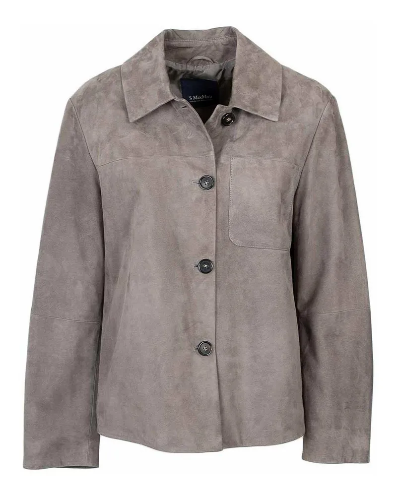 Max Mara Casualjacke - Grau Grau