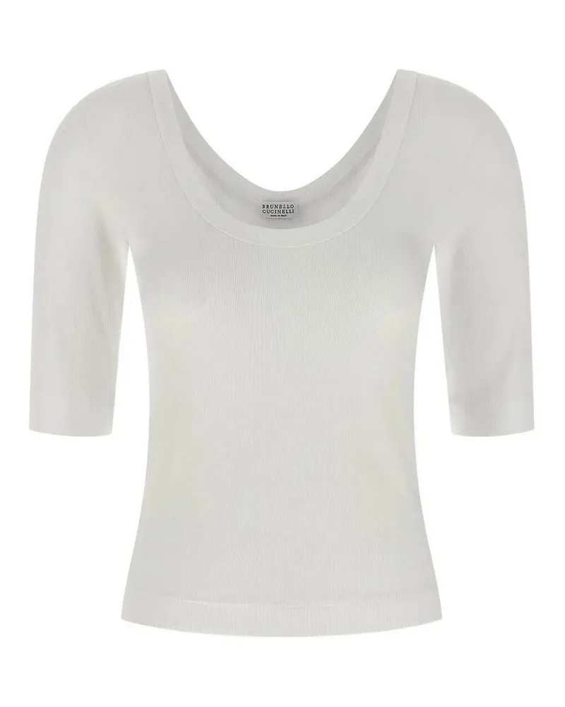 Brunello Cucinelli T-Shirt - Weiß Weiß