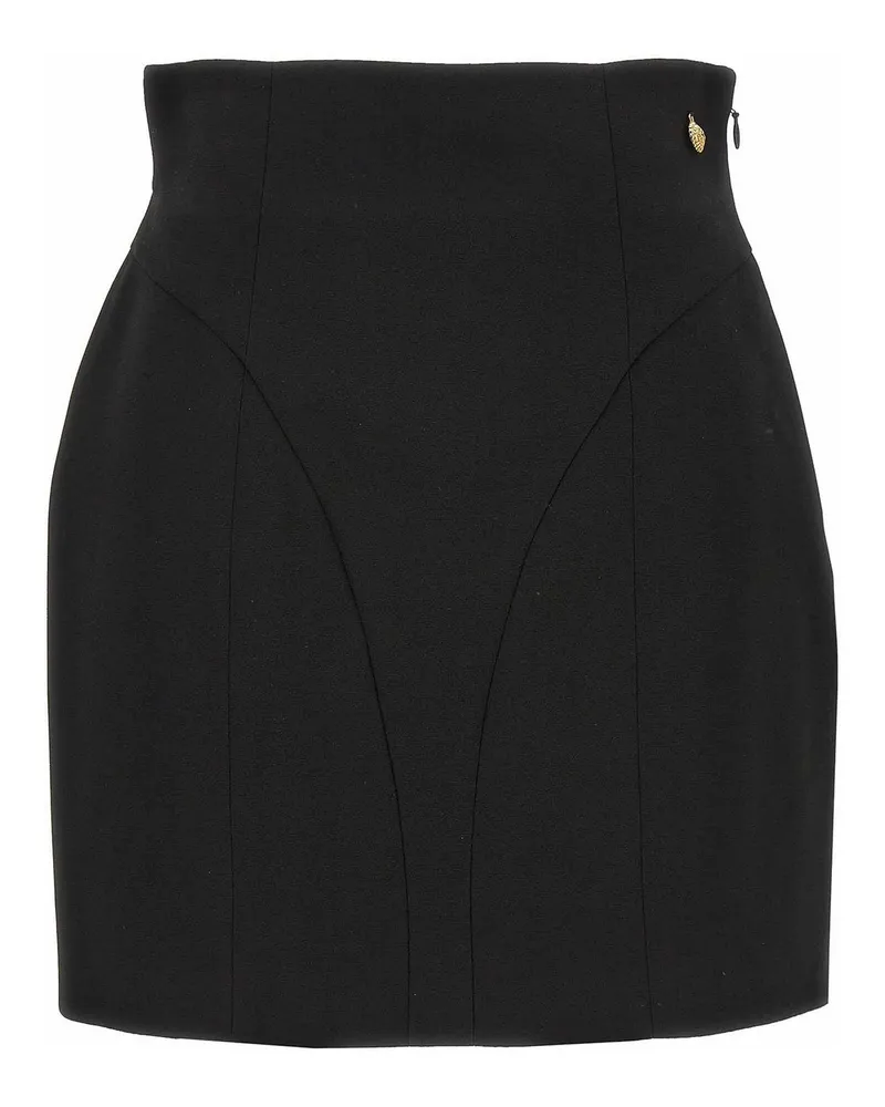 Balmain Minirock - Schwarz Schwarz