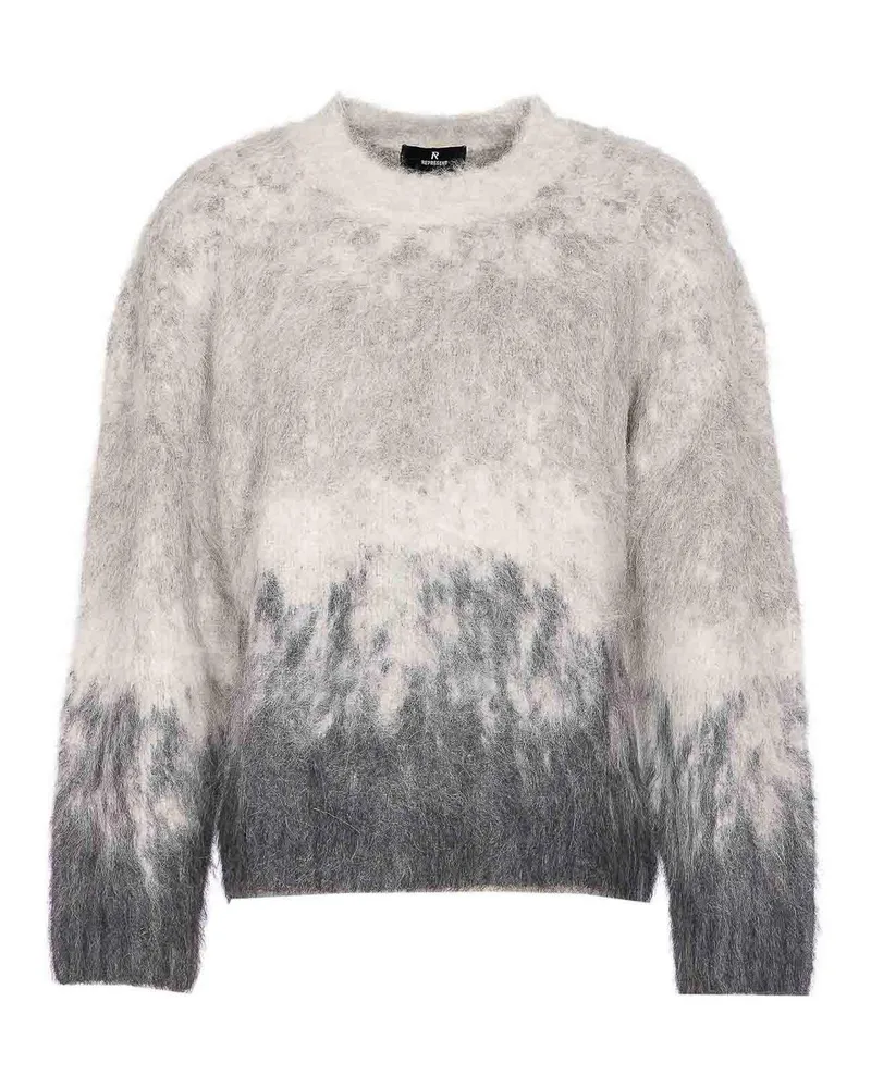 REPRESENT Rundhalspullover - Grau Grau