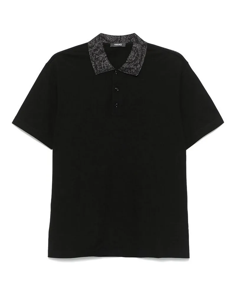 Versace Rundhalspullover - Schwarz Schwarz