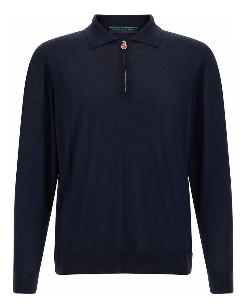 Kiton Poloshirt - Blau Blau
