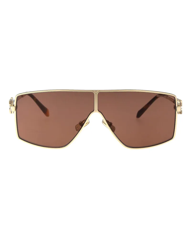 Miu Miu Sonnenbrille - Gold Gold