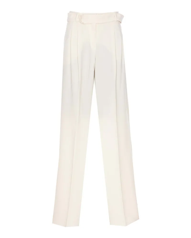 Max Mara Casual Hose - Weiß Weiß