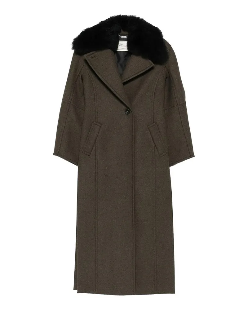 Blumarine Langer Mantel - Grün Grün