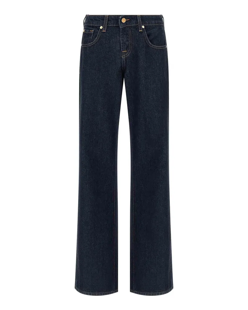 7 for all mankind Straight Leg Jeans - Blau Blau