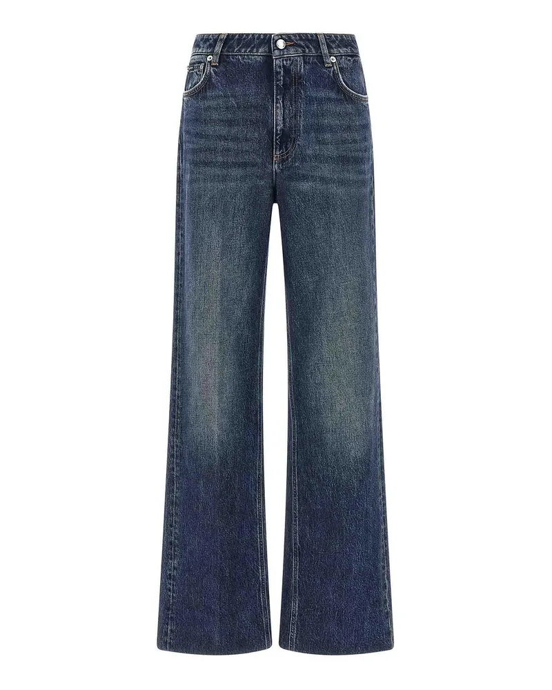 Dolce & Gabbana Straight Leg Jeans - Blau Blau
