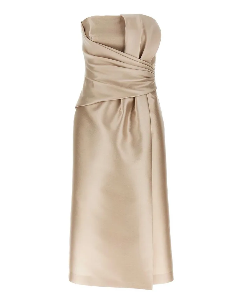 Alberta Ferretti Maxikleid - Beige Beige