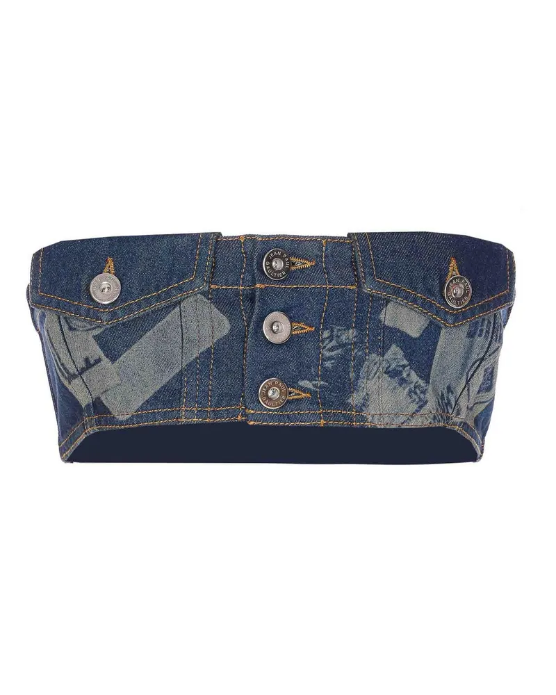 Jean Paul Gaultier Top - Blau Blau