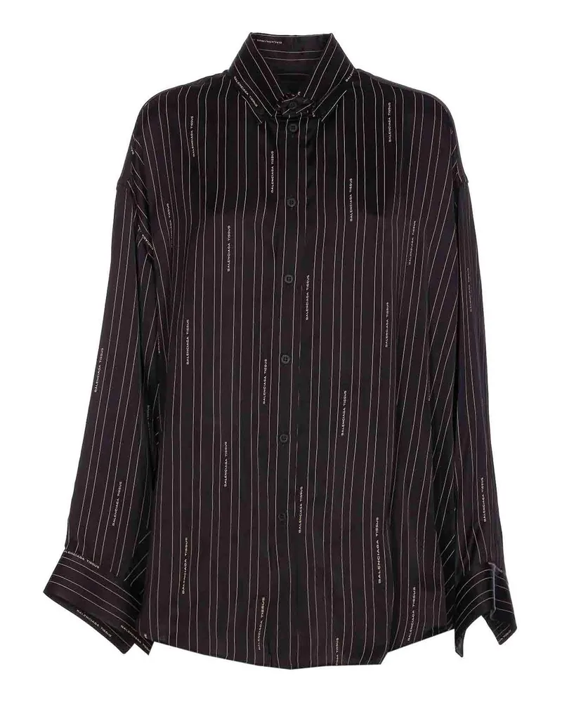 Balenciaga Hemd - Schwarz Schwarz
