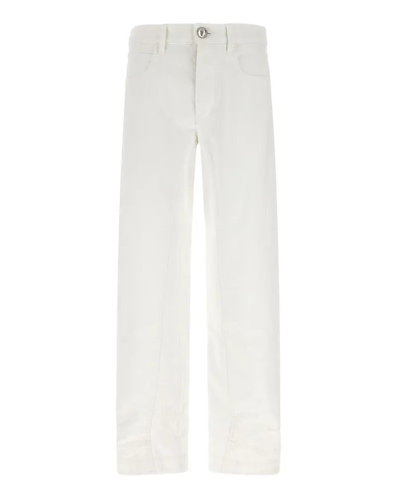 Jil Sander Bootcut Jeans - Weiß Weiß