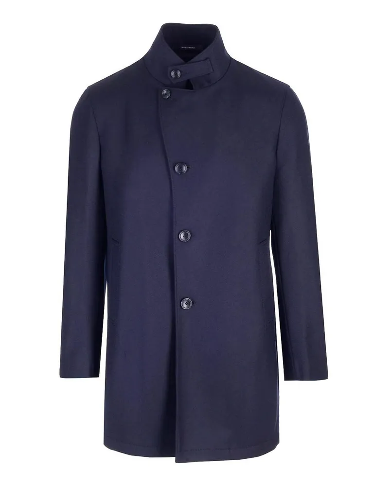 Tagliatore Kurzer Mantel - Blau Blau